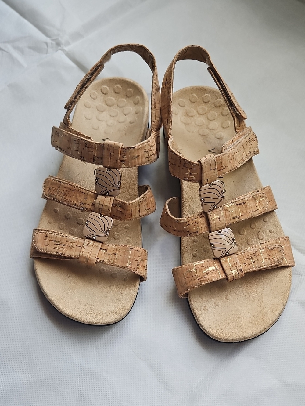 Vionic Amber Cork Sandals Size 9